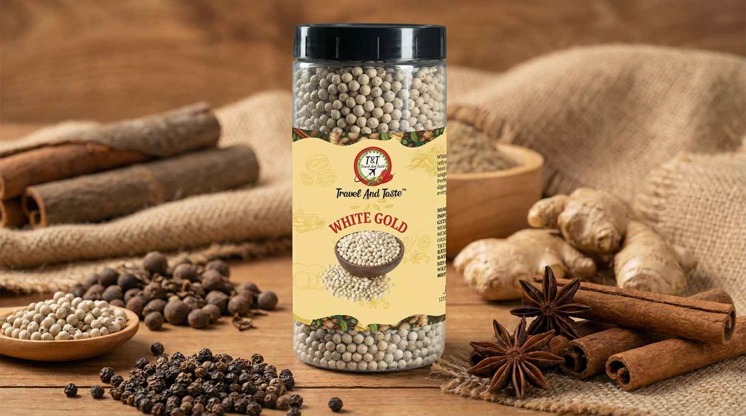 White Pepper : White Gold (Export Quality) gallery image