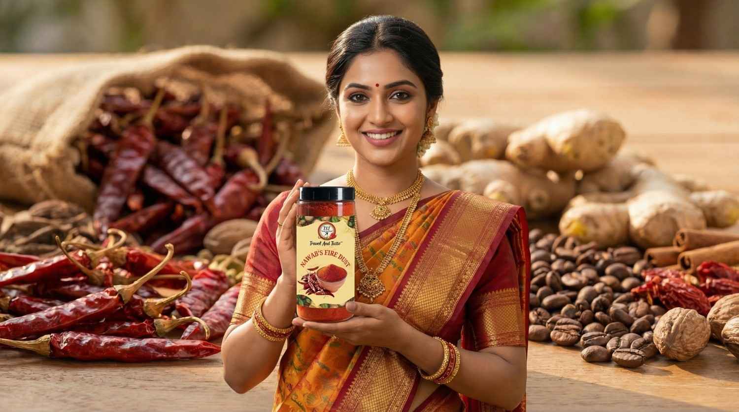 Red Chilli Powder:  Nawab’s Fire Dust (Export Quality) gallery image