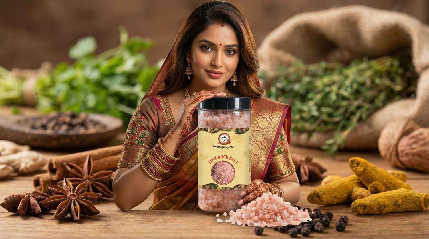  Pink Rock Salt : Sendha Namak (Export Quality) gallery image