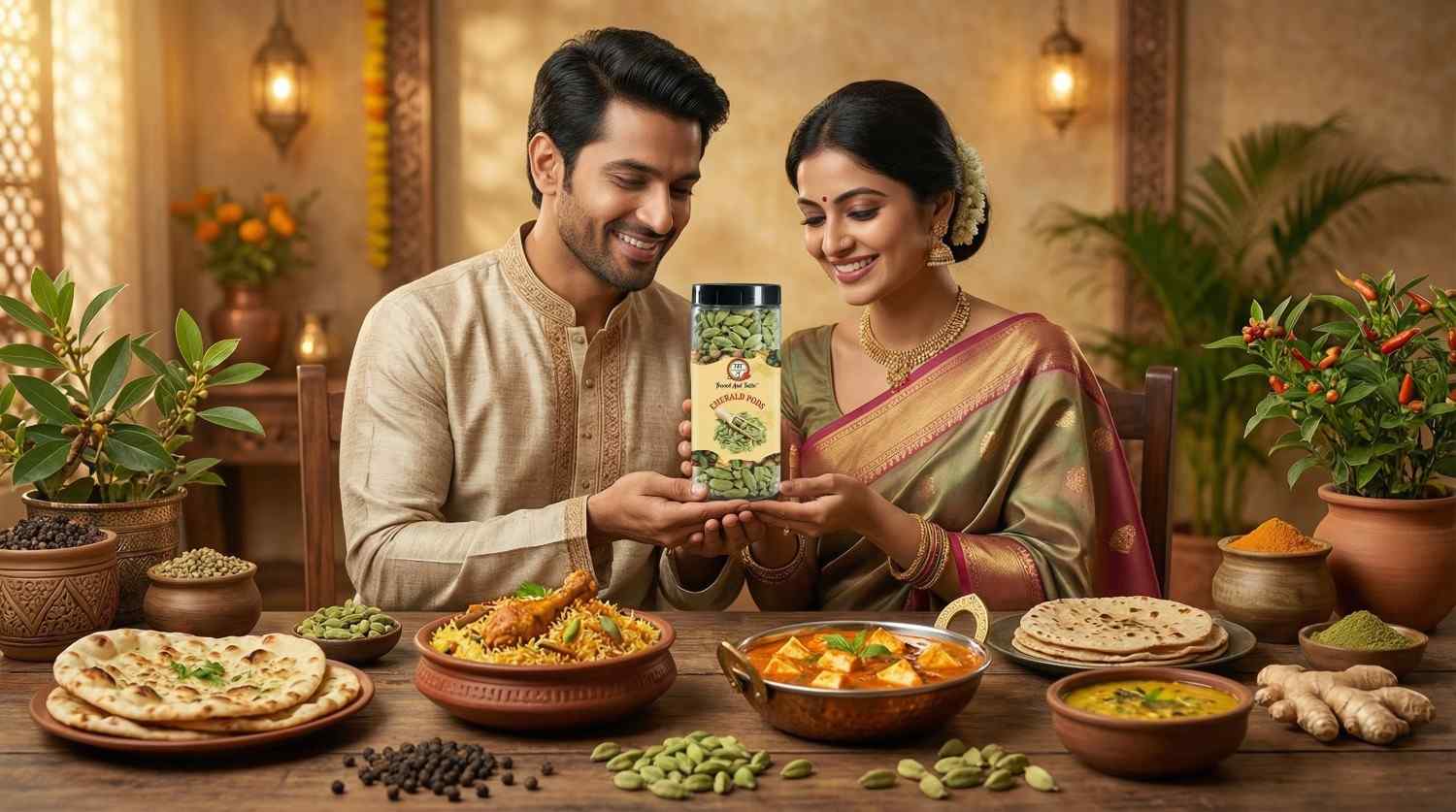 Green Cardamom : Emerald Pods (Export Quality) gallery image