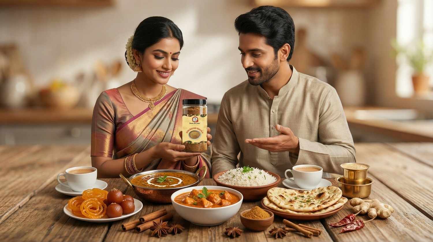 Brown Sugar With Spices : Desi Khand Masala (Export Quality) gallery image